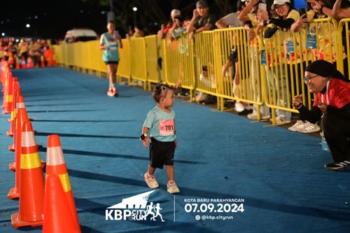 Race photo from KBP City Run 2024
