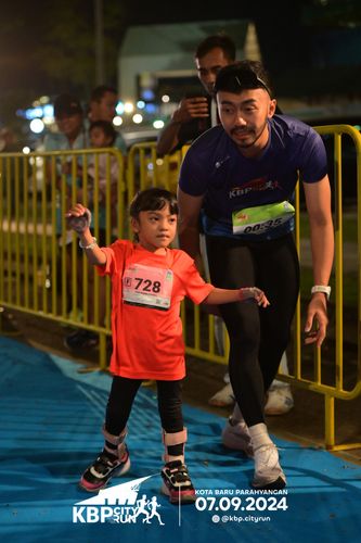 Race photo from KBP City Run 2024