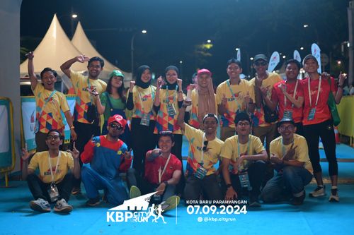 Race photo from KBP City Run 2024
