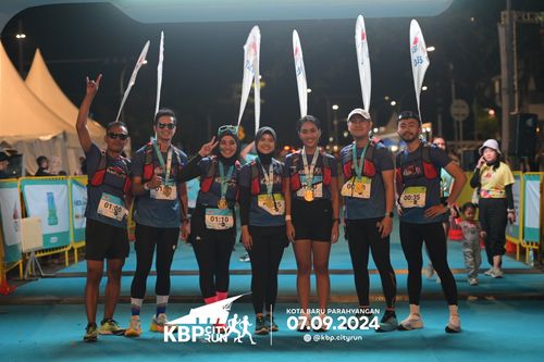 Race photo from KBP City Run 2024