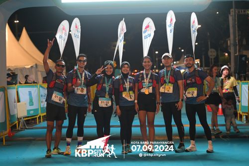 Race photo from KBP City Run 2024