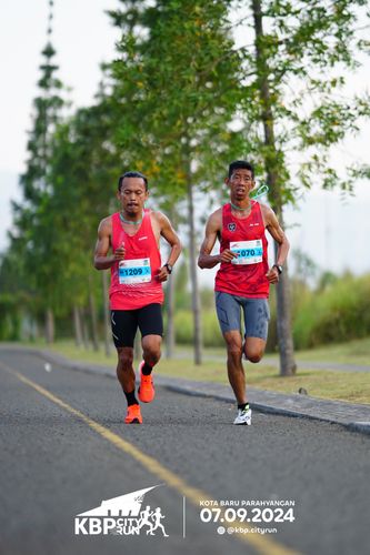 Race photo from KBP City Run 2024