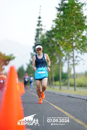 Race photo from KBP City Run 2024