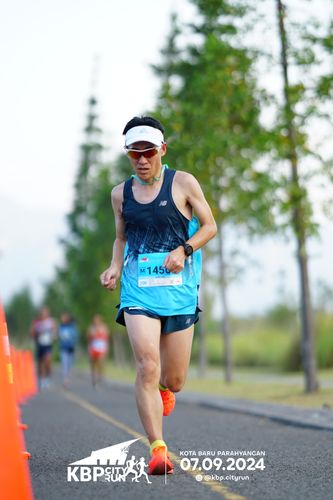 Race photo from KBP City Run 2024