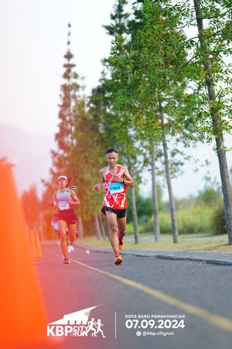 Race photo from KBP City Run 2024