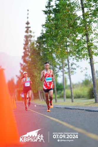 Race photo from KBP City Run 2024