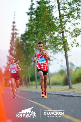 Race photo from KBP City Run 2024