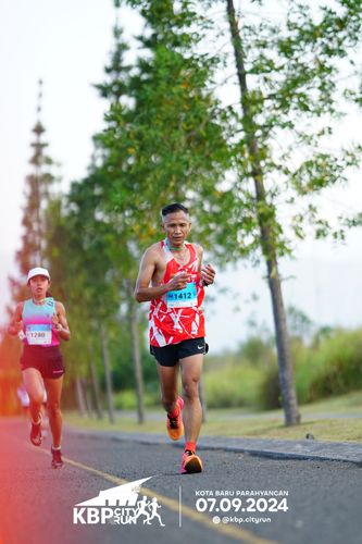 Race photo from KBP City Run 2024