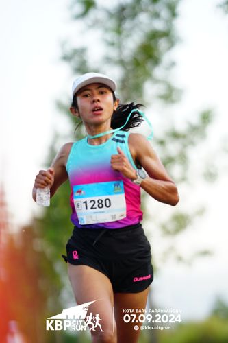 Race photo from KBP City Run 2024