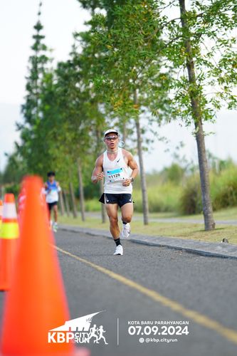 Race photo from KBP City Run 2024