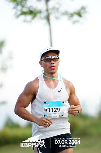 Race photo from KBP City Run 2024