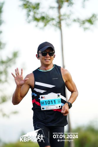Race photo from KBP City Run 2024
