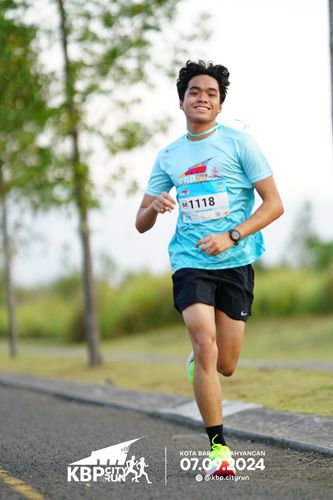 Race photo from KBP City Run 2024