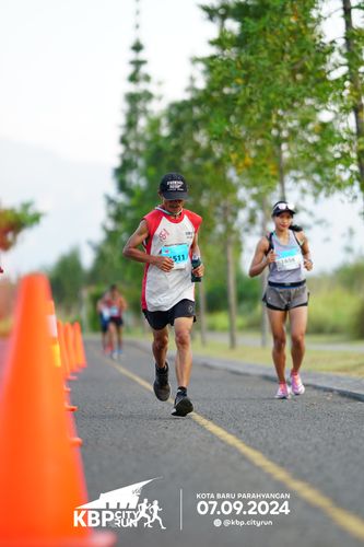 Race photo from KBP City Run 2024