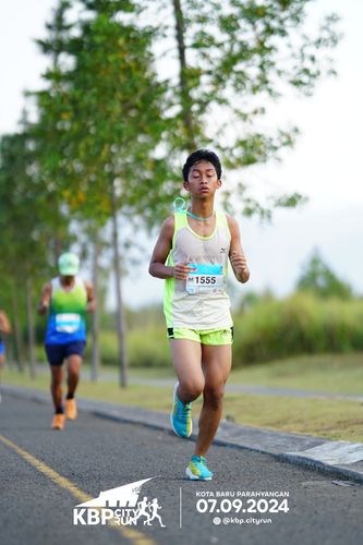 Race photo from KBP City Run 2024