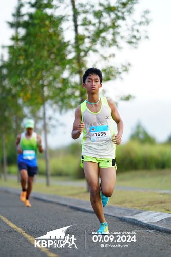 Race photo from KBP City Run 2024