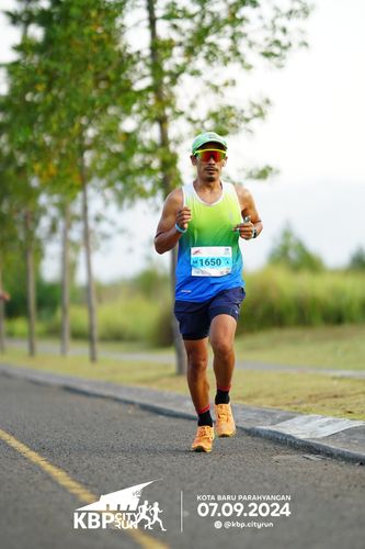 Race photo from KBP City Run 2024