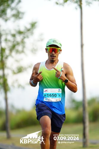 Race photo from KBP City Run 2024