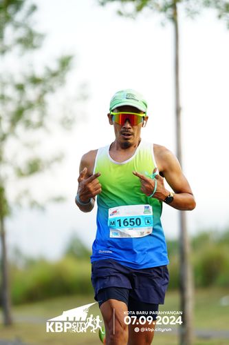 Race photo from KBP City Run 2024