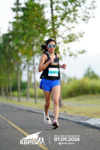 Race photo from KBP City Run 2024