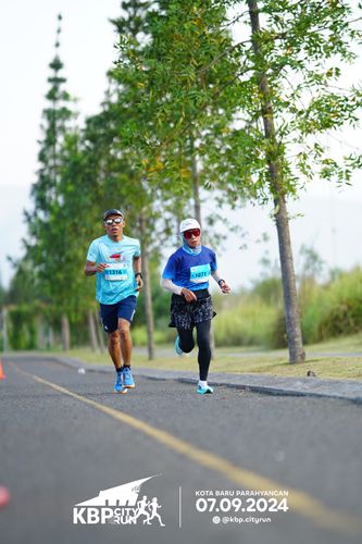 Race photo from KBP City Run 2024