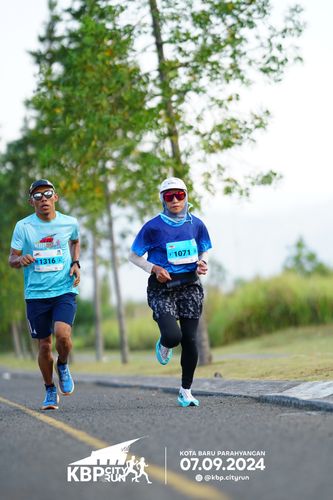 Race photo from KBP City Run 2024