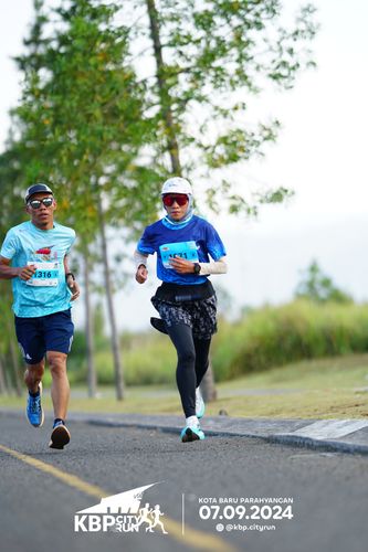 Race photo from KBP City Run 2024