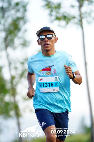 Race photo from KBP City Run 2024