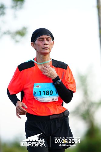 Race photo from KBP City Run 2024