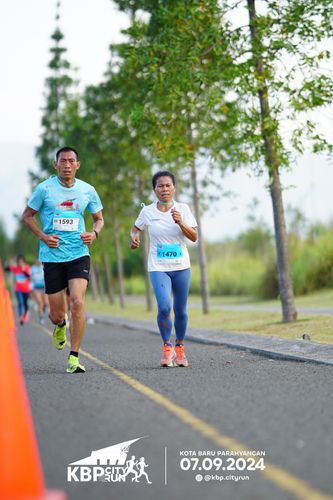 Race photo from KBP City Run 2024