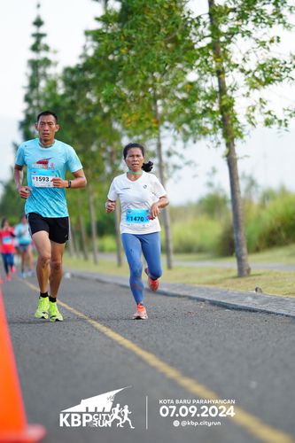 Race photo from KBP City Run 2024
