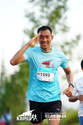 Race photo from KBP City Run 2024