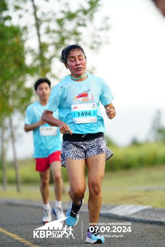 Race photo from KBP City Run 2024