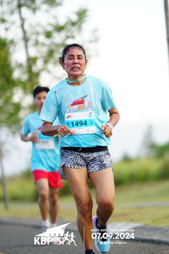 Race photo from KBP City Run 2024