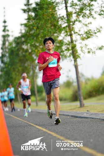 Race photo from KBP City Run 2024