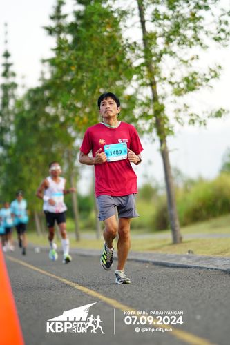 Race photo from KBP City Run 2024