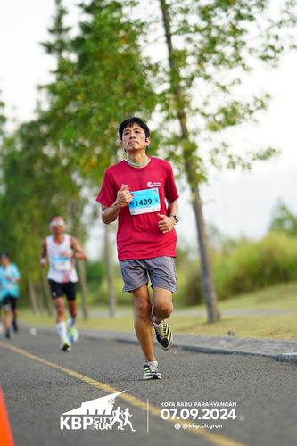 Race photo from KBP City Run 2024