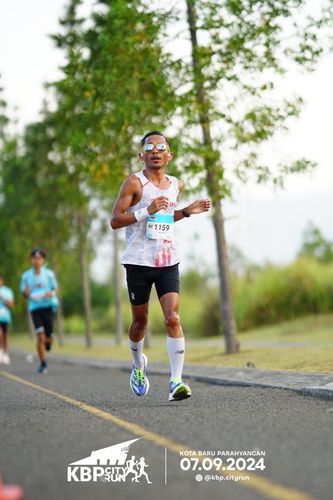 Race photo from KBP City Run 2024