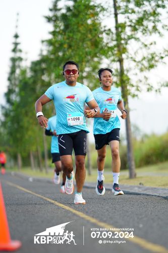Race photo from KBP City Run 2024
