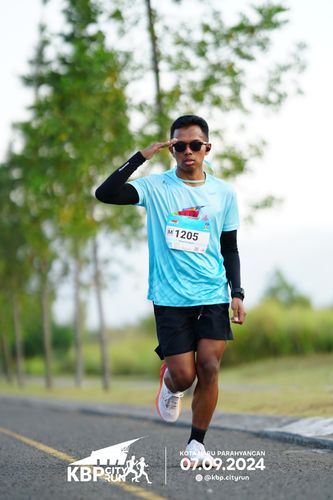 Race photo from KBP City Run 2024