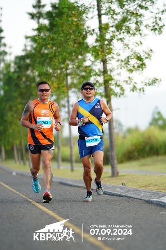Race photo from KBP City Run 2024