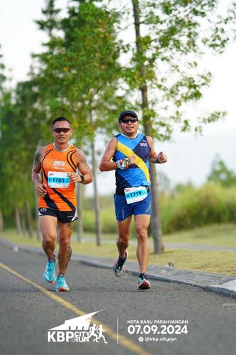 Race photo from KBP City Run 2024