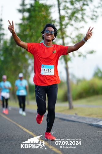 Race photo from KBP City Run 2024