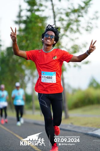 Race photo from KBP City Run 2024