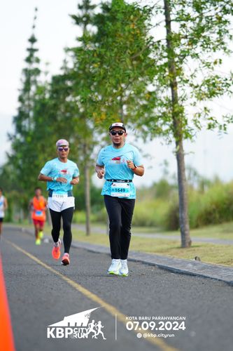 Race photo from KBP City Run 2024