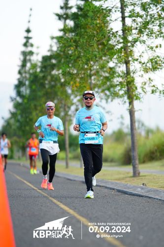 Race photo from KBP City Run 2024