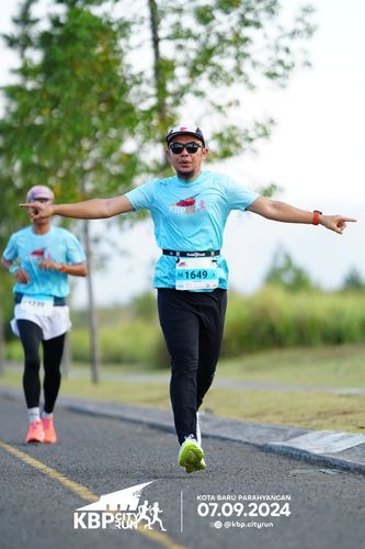 Race photo from KBP City Run 2024