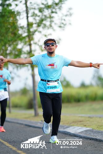 Race photo from KBP City Run 2024