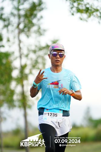 Race photo from KBP City Run 2024