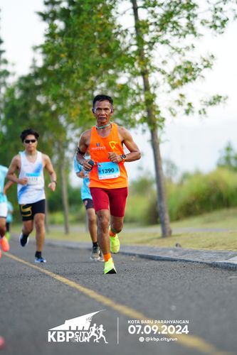 Race photo from KBP City Run 2024